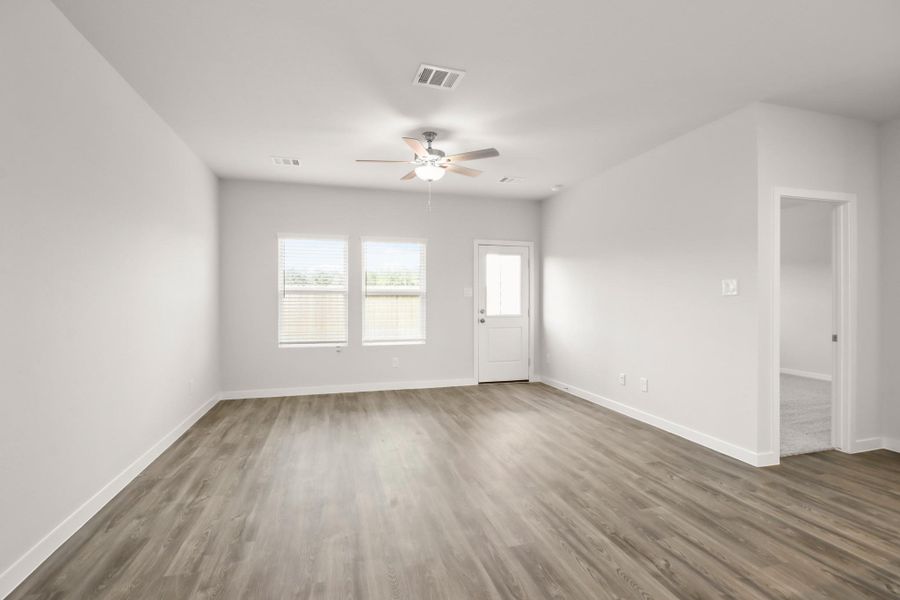 Spacious, unfurnished interior of a new home in Northpark South, Porter (Image 19). Spacious, unfurnished interior of a new home in Northpark South, Porter (Image 19).