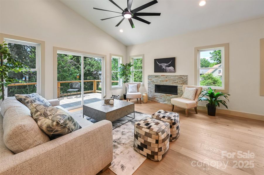Furnished interior view inside a new home in , Asheville (Image 15). Furnished interior view inside a new home in , Asheville (Image 15).