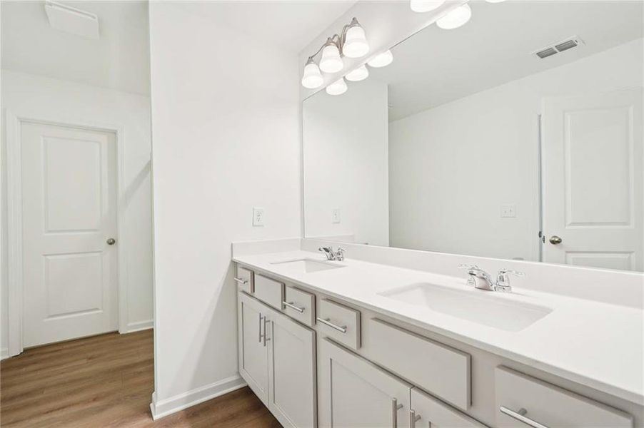 Furnished interior view inside a new home in , Flowery Branch (Image 8).