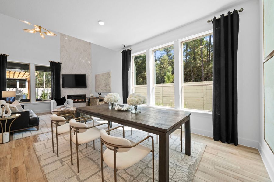 Representative furnished interior of a home built from the Iredell by Pulte Homes in Pulte Homes at Two Step Farm, Montgomery (Image 13). Representative furnished interior of a home built from the Iredell by Pulte Homes in Pulte Homes at Two Step Farm, Montgomery (Image 13).