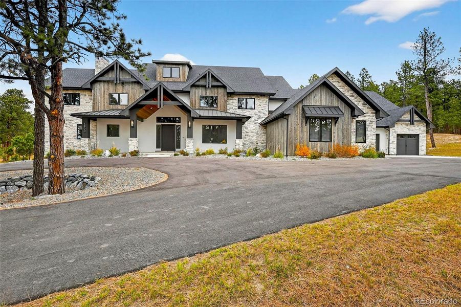 Front exterior of a new home in , Colorado Springs, CO, highlighting curb appeal (Image 2).