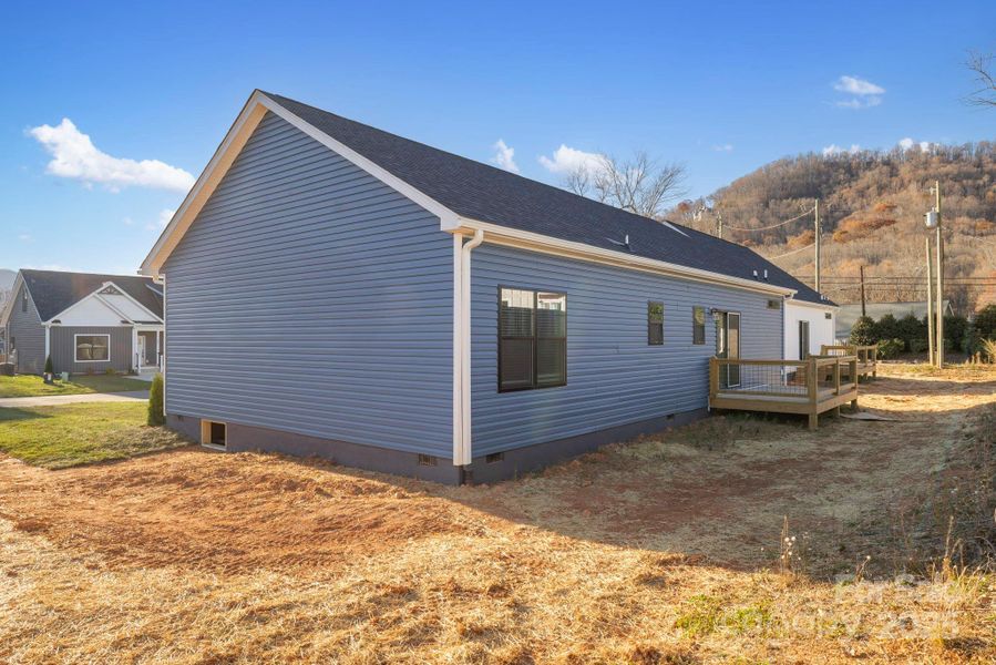 Exterior details and patio area of a home in , Arden (Image 4). Exterior details and patio area of a home in , Arden (Image 4).