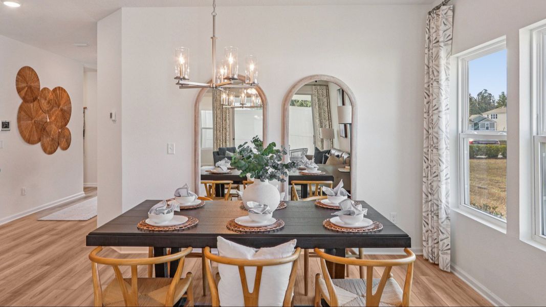 Merritt Floorplan Interior Dining Area by DRB Homes