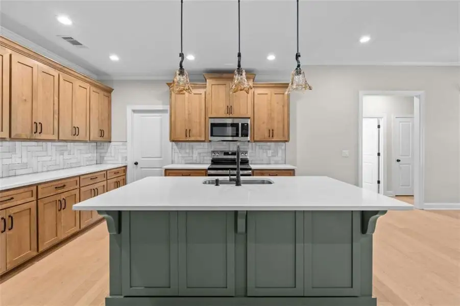 Furnished interior view inside a new home in , Bowdon (Image 9).