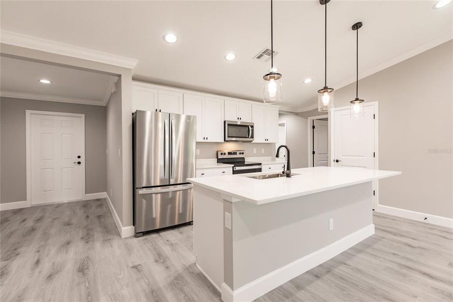 Furnished interior view inside a new home in , Cape Coral (Image 8).