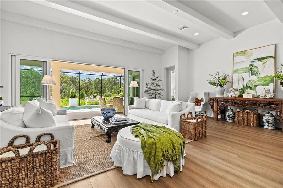 Furnished interior view inside a new home in Crosswind Ranch, Parrish (Image 53).