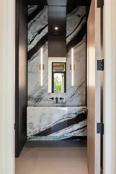 Half Bath off main living areas