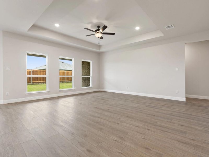 Representative unfurnished interior of a home built from the The Harrison C by Davidson Homes LLC in Waverly Estates, Josephine (Image 15). Representative unfurnished interior of a home built from the The Harrison C by Davidson Homes LLC in Waverly Estates, Josephine (Image 15).