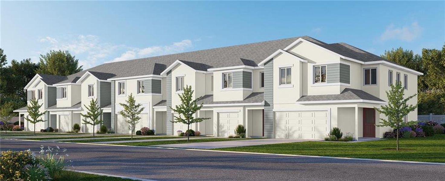 Front exterior of a new home in , Riverview, FL, highlighting curb appeal (Image 5). Front exterior of a new home in , Riverview, FL, highlighting curb appeal (Image 5).