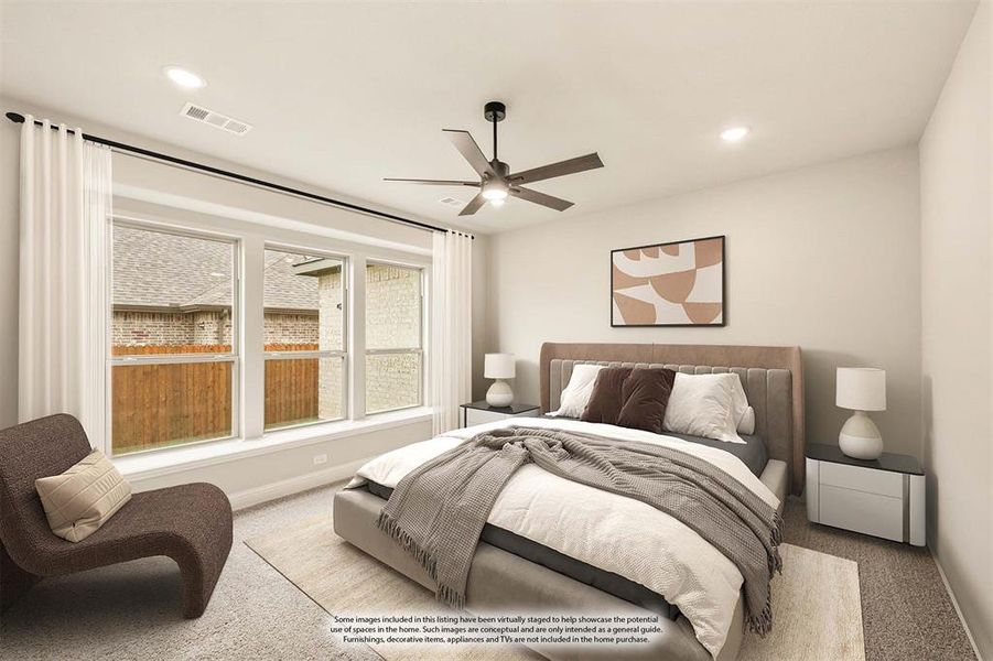 Furnished interior view inside a new home in Hampton Park, Glenn Heights (Image 17).