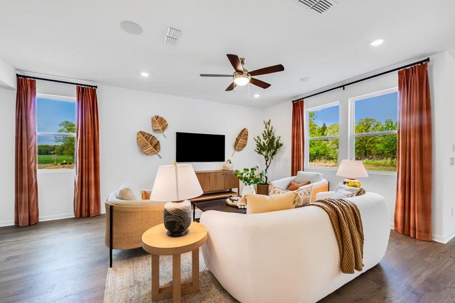 Furnished interior view inside a new home in Heritage River, Euharlee (Image 19).