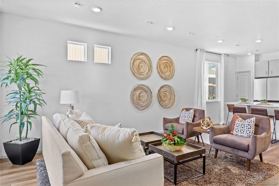 Furnished interior view inside a new home in Green Valley Ranch, Aurora (Image 11).