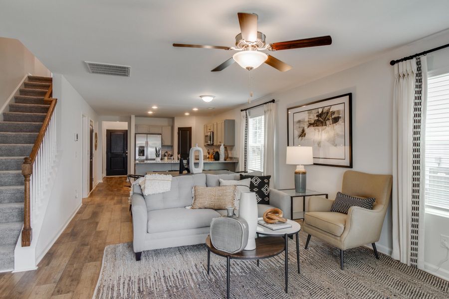 Furnished interior view inside a new home in Central Creek, Goose Creek (Image 18).