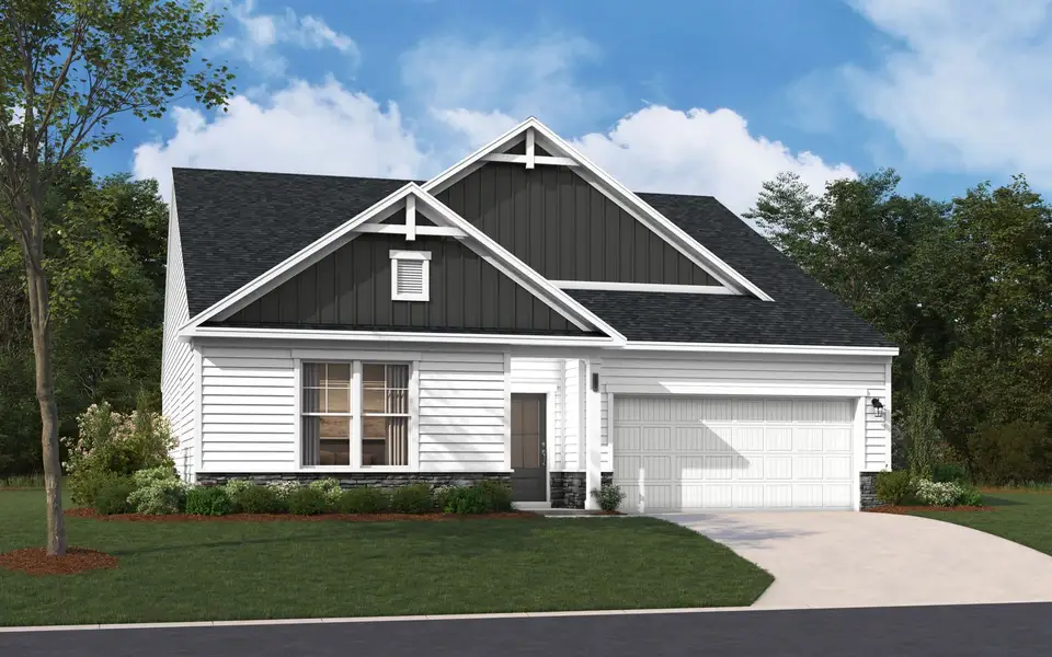 Representative exterior photo of a completed home built from the The Easton by Stanley Martin Homes in Rhodes Glen, Lawrenceville, GA (Image 51).