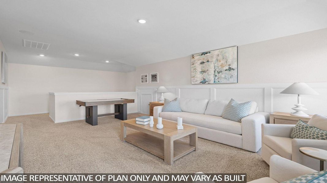 Furnished interior view inside a new home in Sunterra Lakes, Brookshire (Image 22).