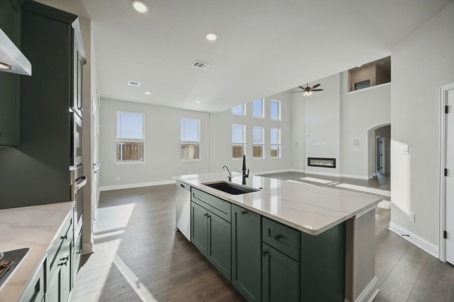Representative furnished interior of a home built from the Avalon by Chesmar Homes in Silo Mills, Joshua (Image 5).