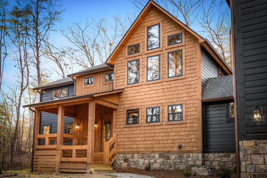 Front exterior of a new home in , McCaysville, GA, highlighting curb appeal (Image 2).
