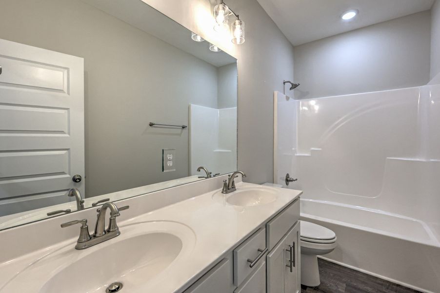 Furnished interior view inside a new home in Collin's Place, Decherd (Image 5).