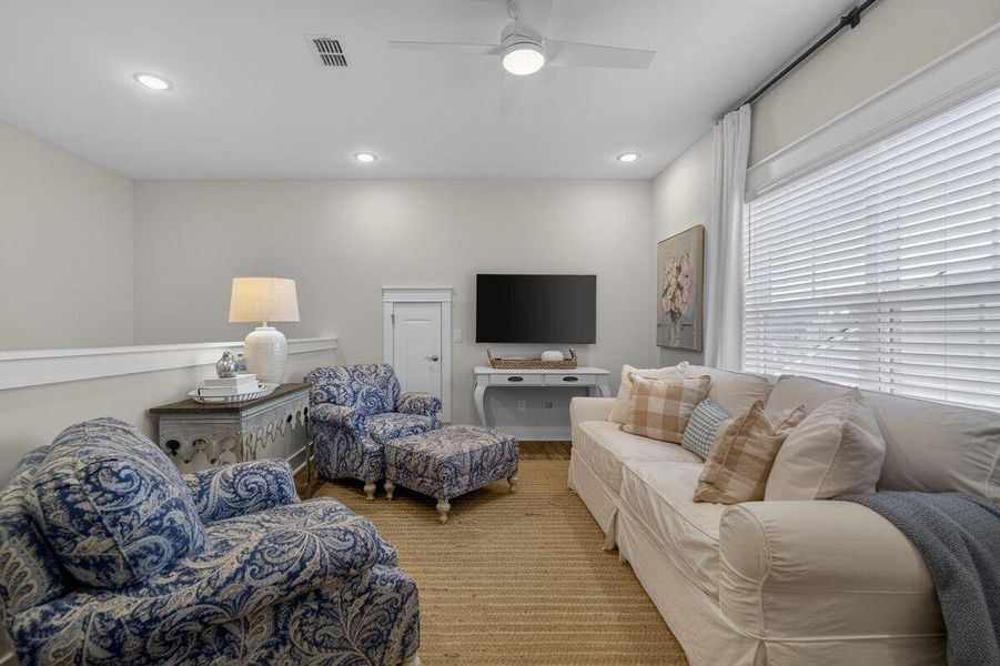 Furnished interior view inside a new home in K. Hovnanian's® Four Seasons at Lakes of Cane Bay, Summerville (Image 36).