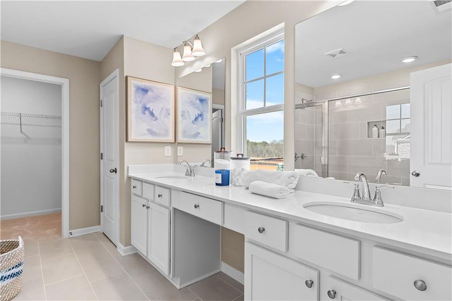 Furnished interior view inside a new home in Bowers Farm, McDonough (Image 34).