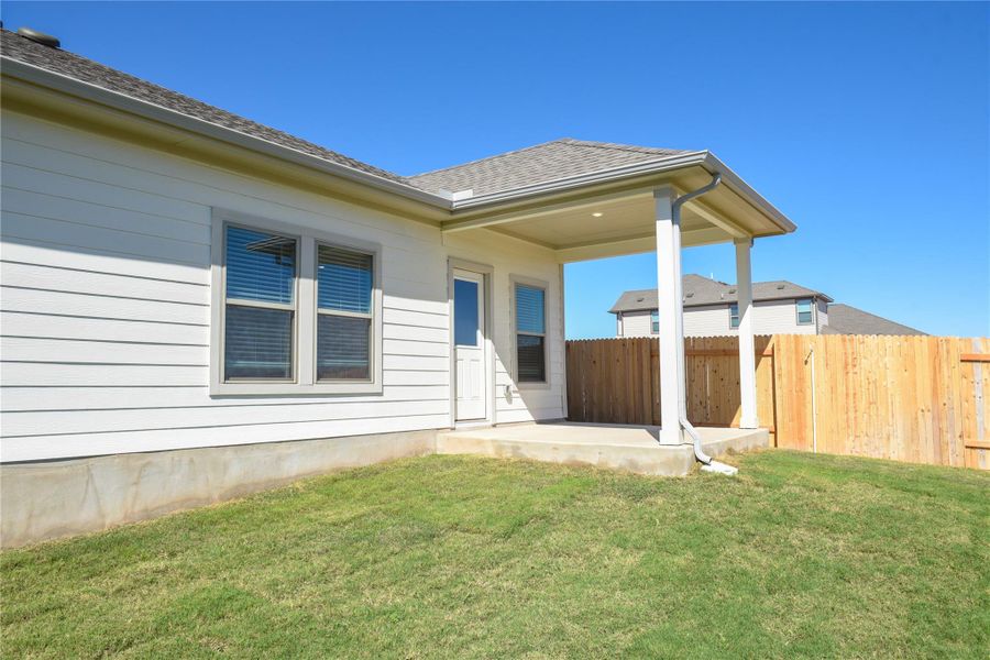 Rear Covered Patio Rear Covered Patio