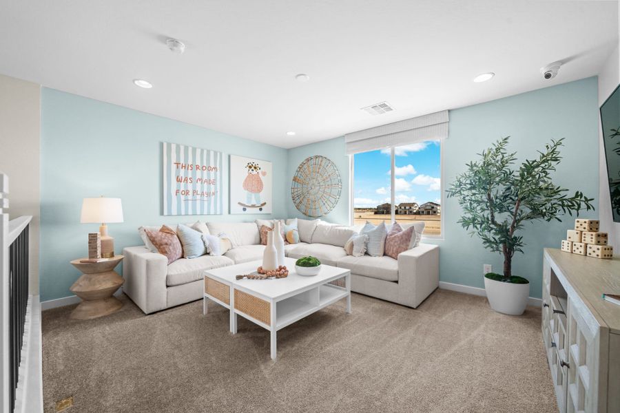 Loft | Skyline Floorplan | Elara at Moonlight | New Homes in Maricopa, AZ by Landsea Homes