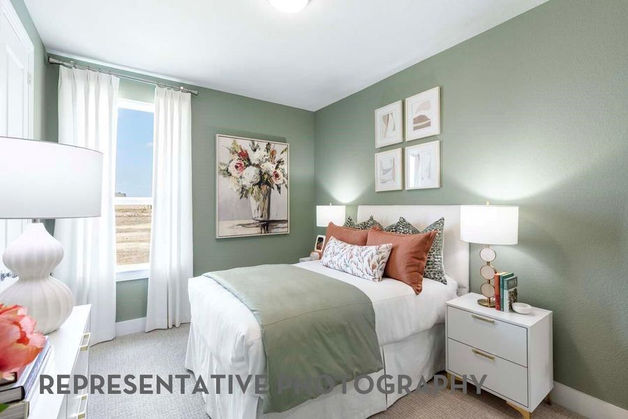 Furnished interior view inside a new home in Meridiana, Manvel (Image 12).