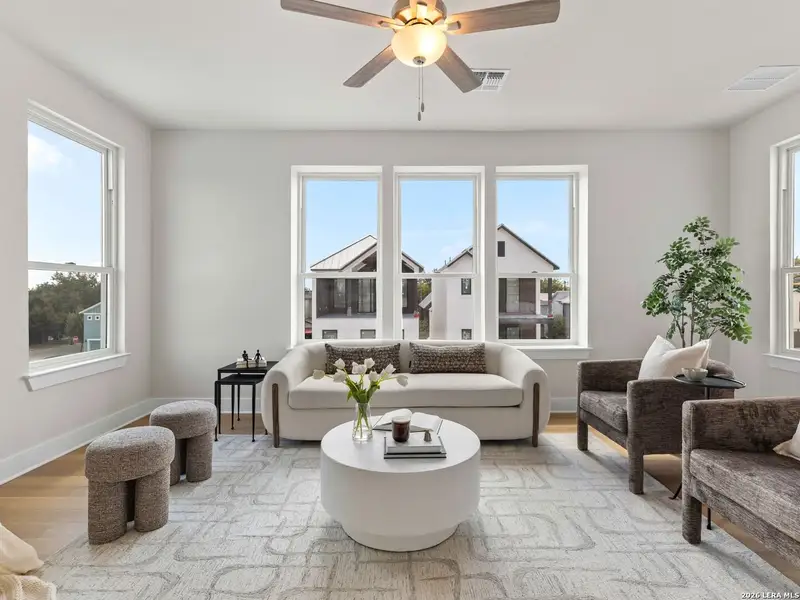 Furnished interior view inside a new home in , San Antonio (Image 13).