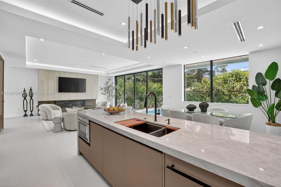 Furnished interior view inside a new home in , Fort Lauderdale (Image 65).