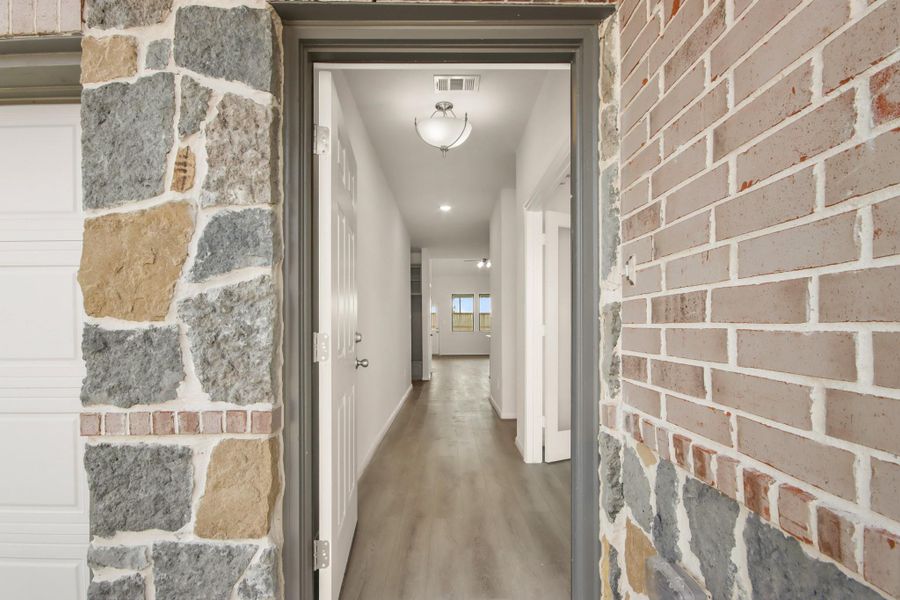 Exterior details and patio area of a home in Cedar Pointe 50ft, Crosby (Image 3). Exterior details and patio area of a home in Cedar Pointe 50ft, Crosby (Image 3).