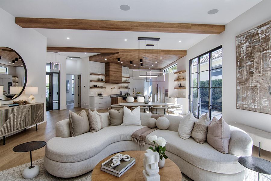 Furnished interior view inside a new home in , Wellington (Image 78).