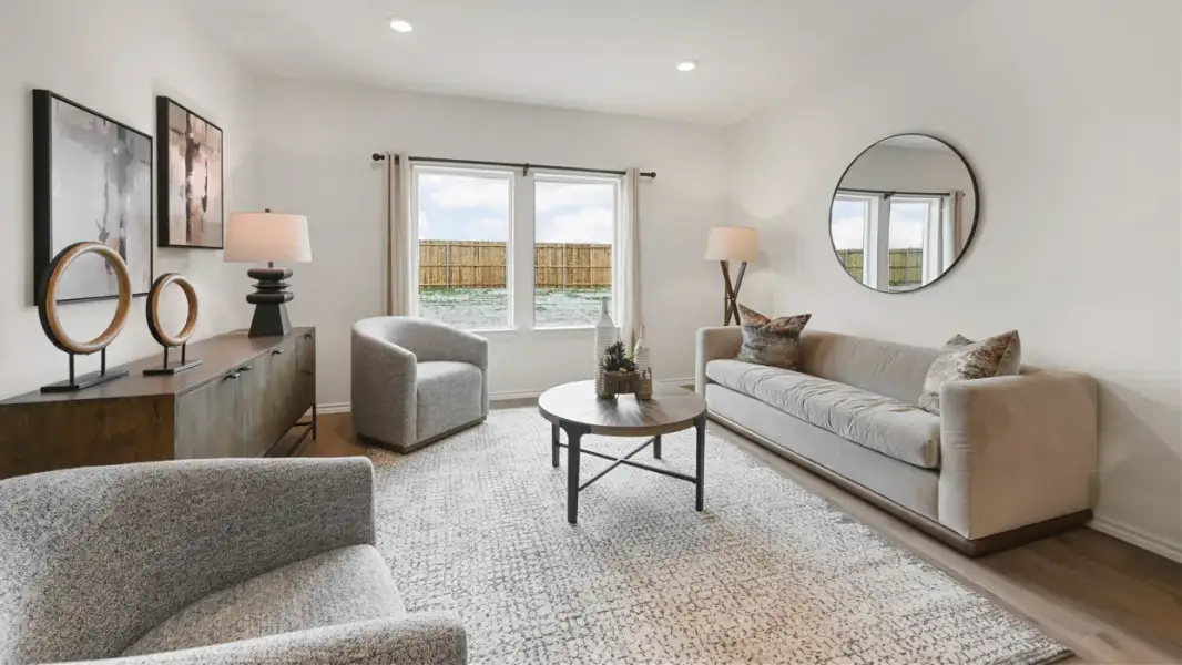 Representative furnished interior of a home built from the Midland by D.R. Horton in Lane Ranch, Sanger (Image 5).