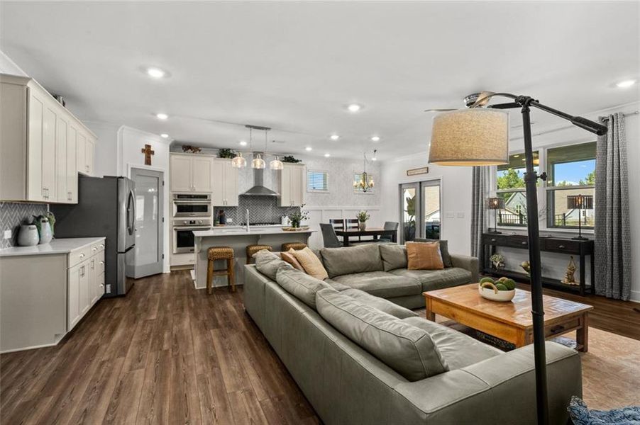 Furnished interior view inside a new home in , Canton (Image 46).