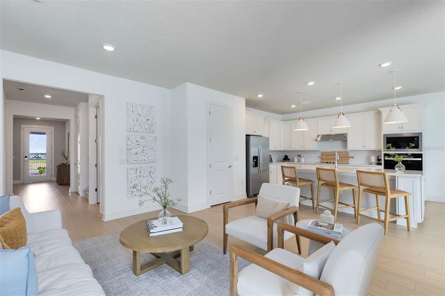 Furnished interior view inside a new home in Willow Ridge, Montverde (Image 15).