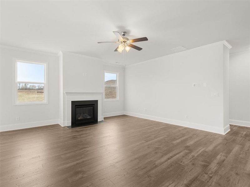 Spacious, unfurnished interior of a new home in Haven Abbey, Cumming (Image 26). Spacious, unfurnished interior of a new home in Haven Abbey, Cumming (Image 26).