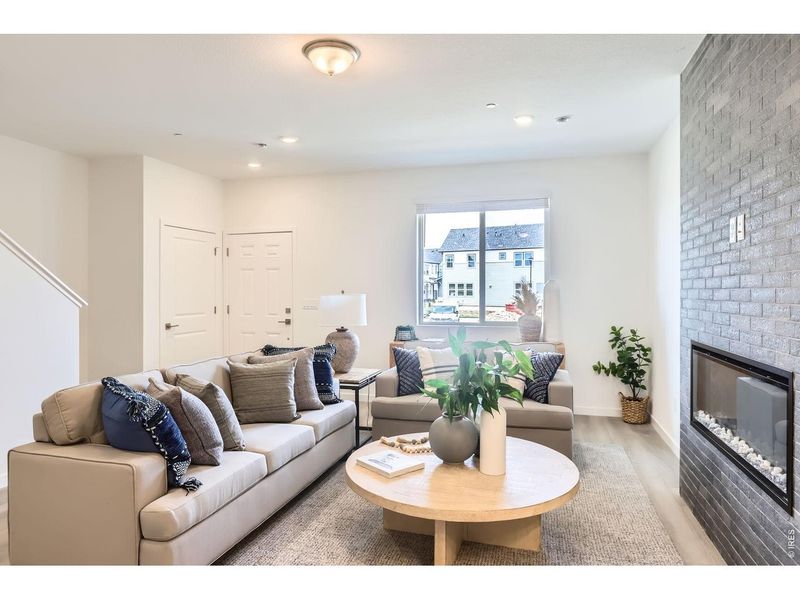 Furnished interior view inside a new home in , Longmont (Image 15).