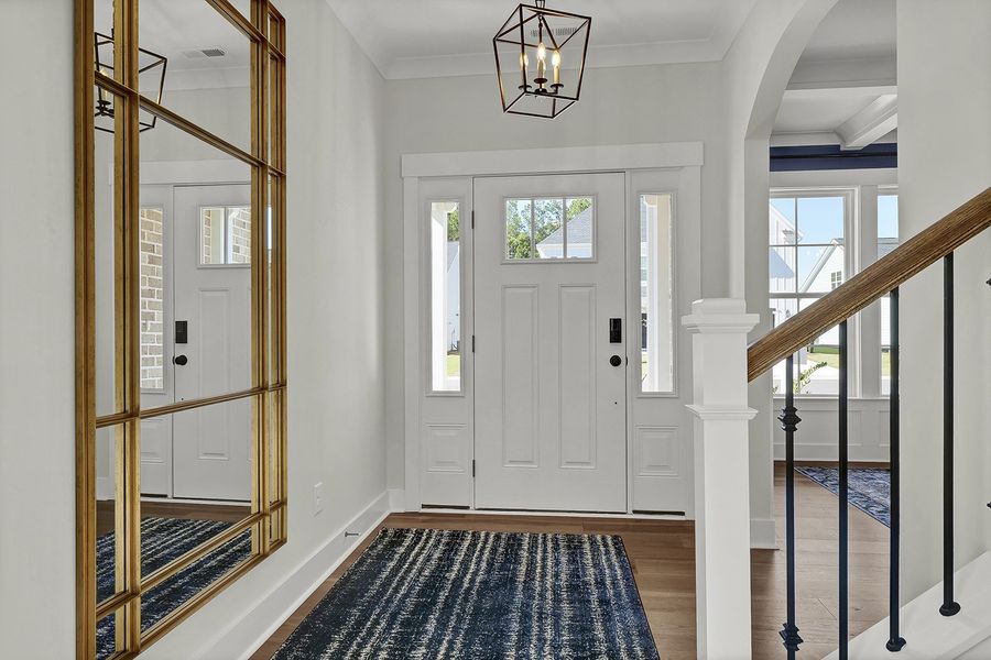 Representative unfurnished interior of a home built from the Jensen - Premier Collection by Mungo Homes in Winston Ridge, Youngsville (Image 11).
