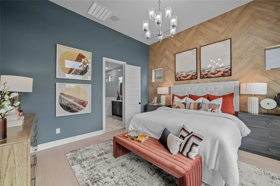 Furnished interior view inside a new home in South Pointe Manor Series, Mansfield (Image 5). Furnished interior view inside a new home in South Pointe Manor Series, Mansfield (Image 5).