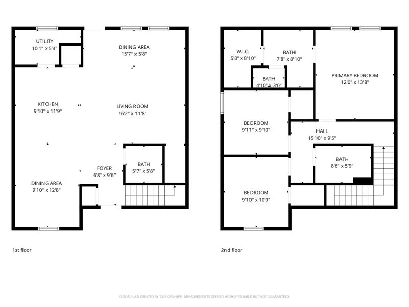 2D floor plan layout of this home in Whisper Valley, Manor, TX (Image 5).