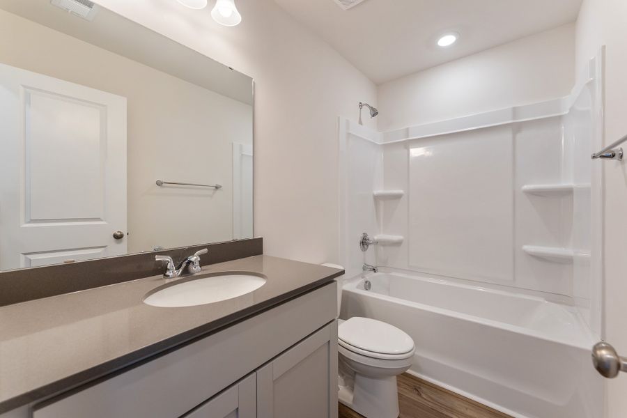 Furnished interior view inside a new home in Braxton Place, Moore (Image 11).