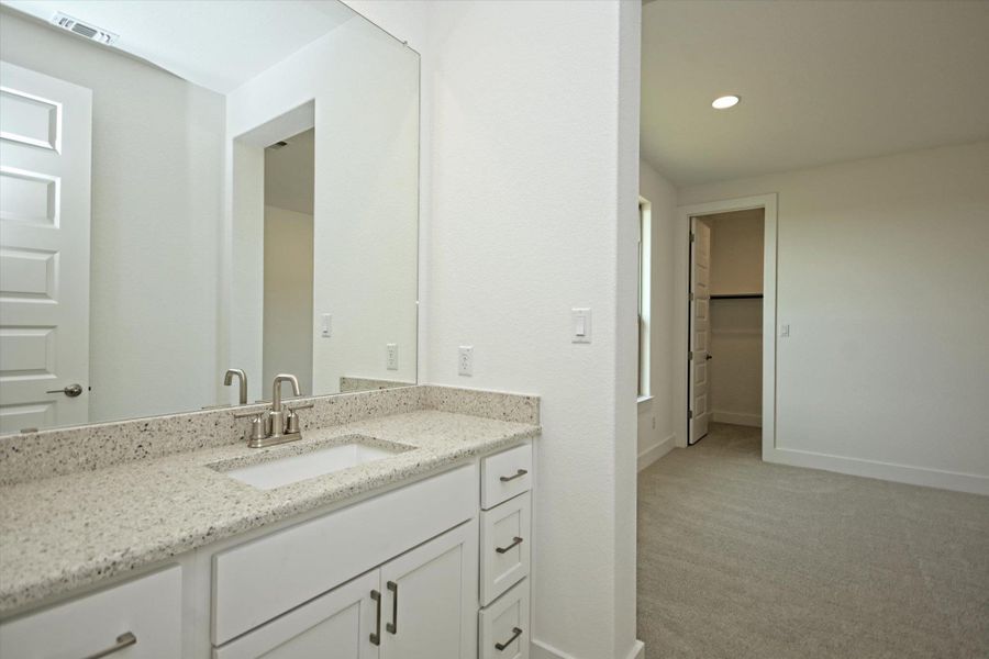 Furnished interior view inside a new home in Scofield Farms Estates, Georgetown (Image 11).