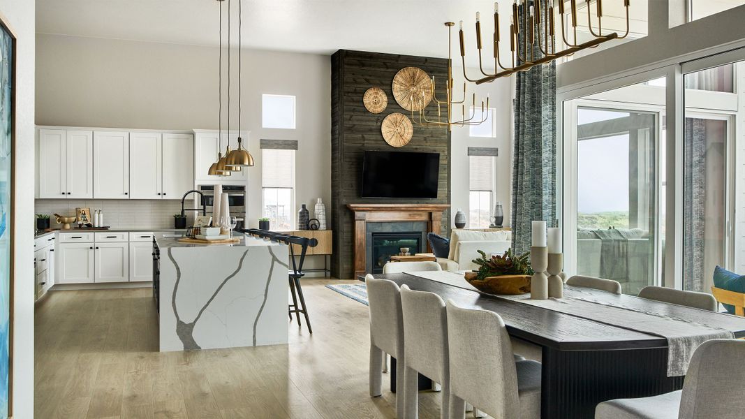 Representative furnished interior of a home built from the Ridge by Taylor Morrison in Parterre Destination Collection, Thornton (Image 10).