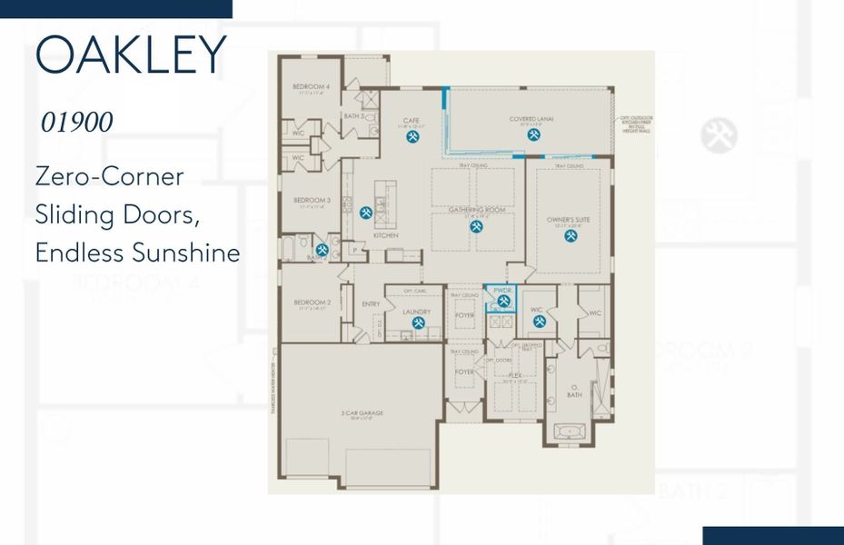 2D floor plan layout of this home in Amara, Lake Worth, FL (Image 3).