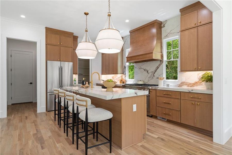 Furnished interior view inside a new home in , Brookhaven (Image 30).