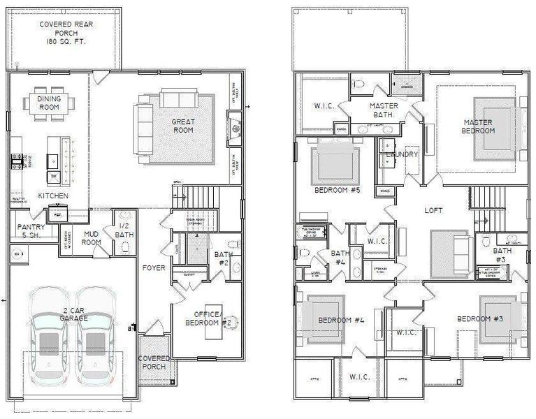 2D floor plan layout of this home in , Cumming, GA (Image 5).