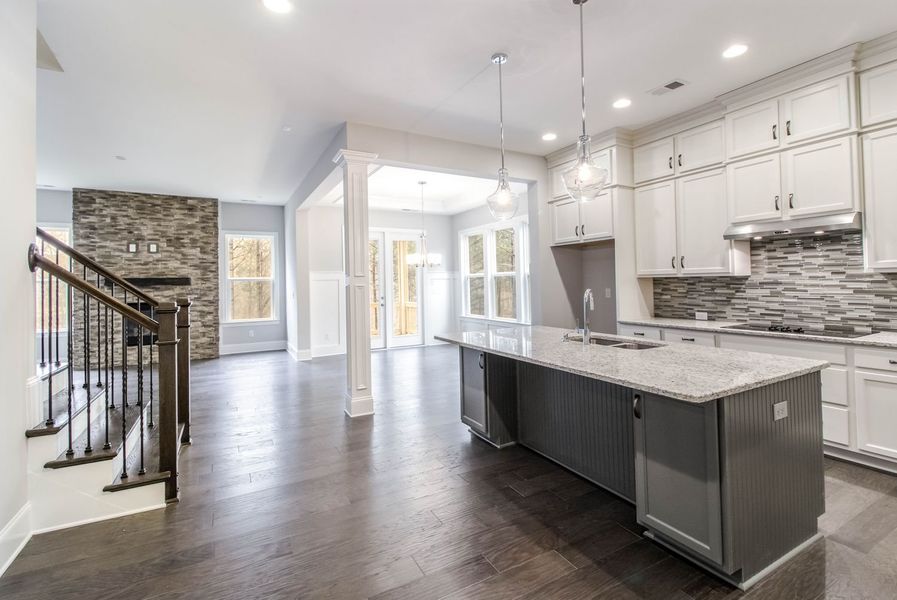 Representative furnished interior of a home built from the Pinehurst with 3rd Floor Retreat by Greybrook Homes in Edmunds Farm, Clover (Image 8).