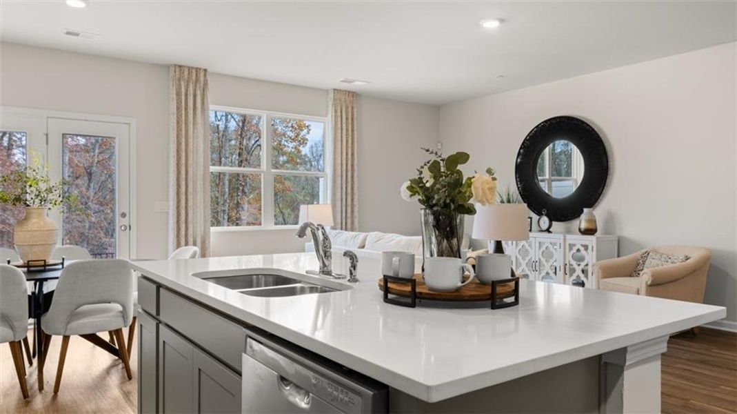 Furnished interior view inside a new home in Echo Glen, Stockbridge (Image 18).