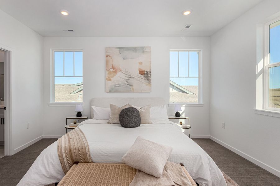 Furnished interior view inside a new home in Westerly, Erie (Image 22).