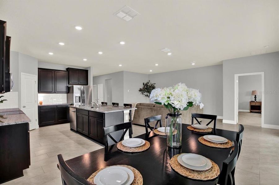 Furnished interior view inside a new home in Woodcreek, Wesley Chapel (Image 38).