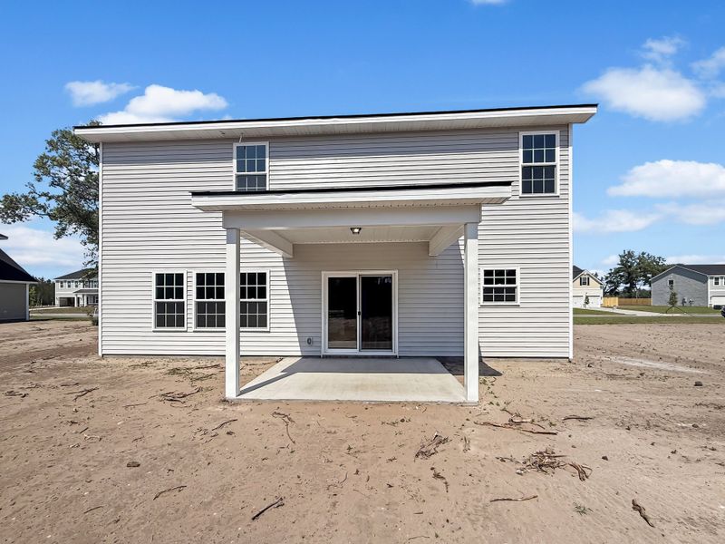 Exterior details and patio area of a home in Tibet Road at Sassafras, Allenhurst (Image 3).